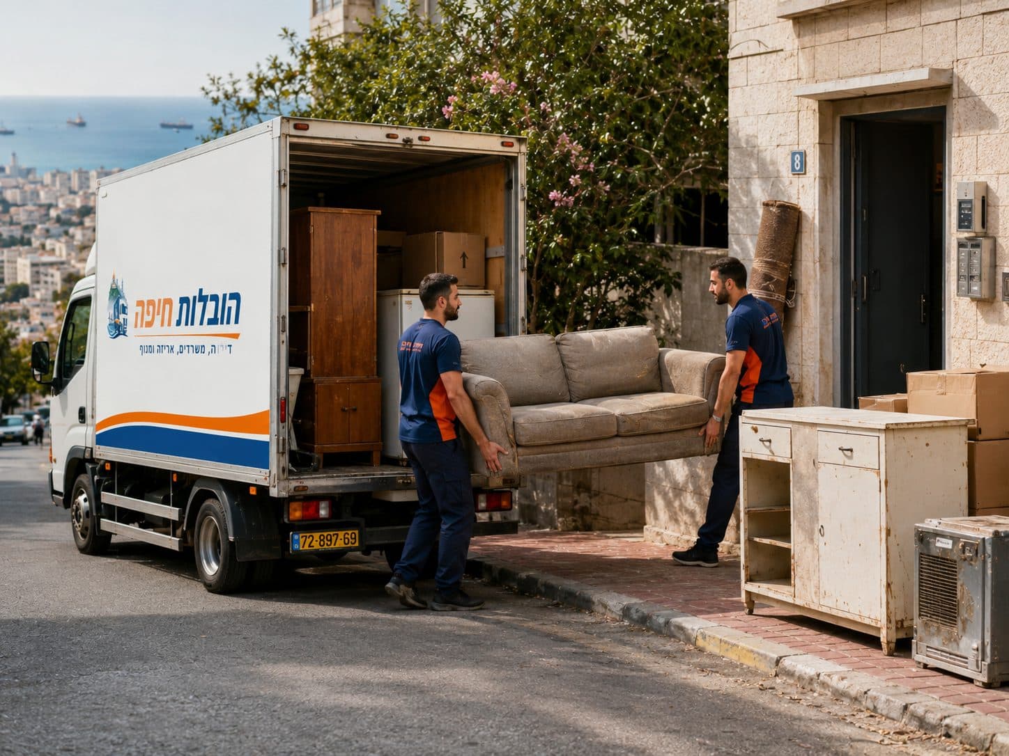 פינוי בחיפה — הוצאת ספה וריהוט ישן